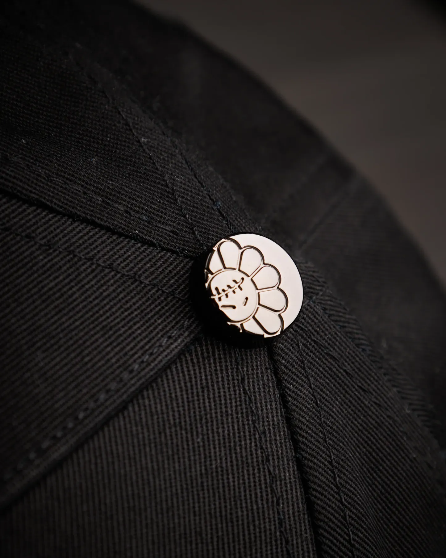 NEW ERA X DANDY HATS "Oriential Travis Flower” Black MURAKAMI  UV FITTED CAP THE SOUTH CAP-Thesouthcaps