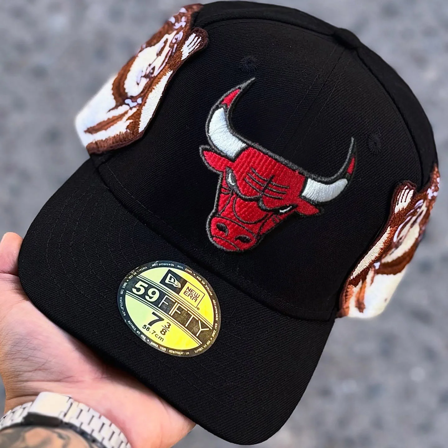 NEW ERA JON STAN CHICAGO BULLS EMBROIDERED CASUAL BASEBALL CAP-Thesouthcaps