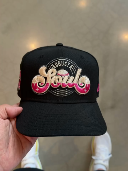 NEW ERA AUGUSTA GREENJACKETS AUGUSTA SOUL 59FIFTY BLACK FITTED HAT