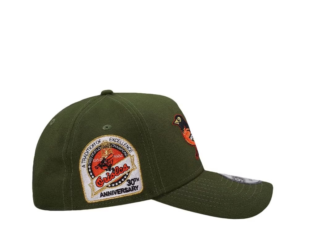 NEW ERA BALTIMORE ORIOLES 30TH ANNIVERSARY RIFLE PRIME EDITION 9FORTY A FRAME SNAPBACK HAT-Thesouthcaps