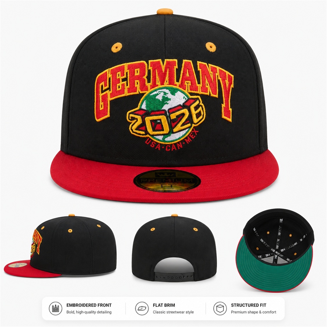 NEW ERA 2026 WORLD CUP GERMANY 59FIFTY CLOSED-Thesouthcaps