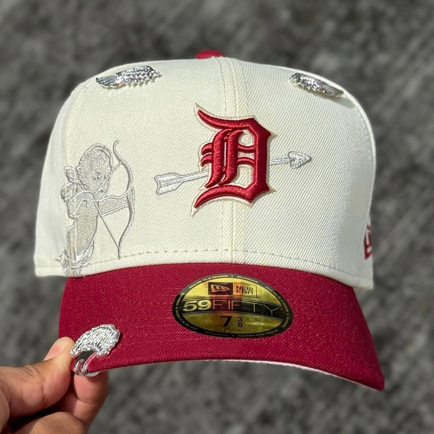 NEW ERA DETROIT TIGERS CHERUB EMBROIDERED CASUAL BASEBALL CAP-Thesouthcaps