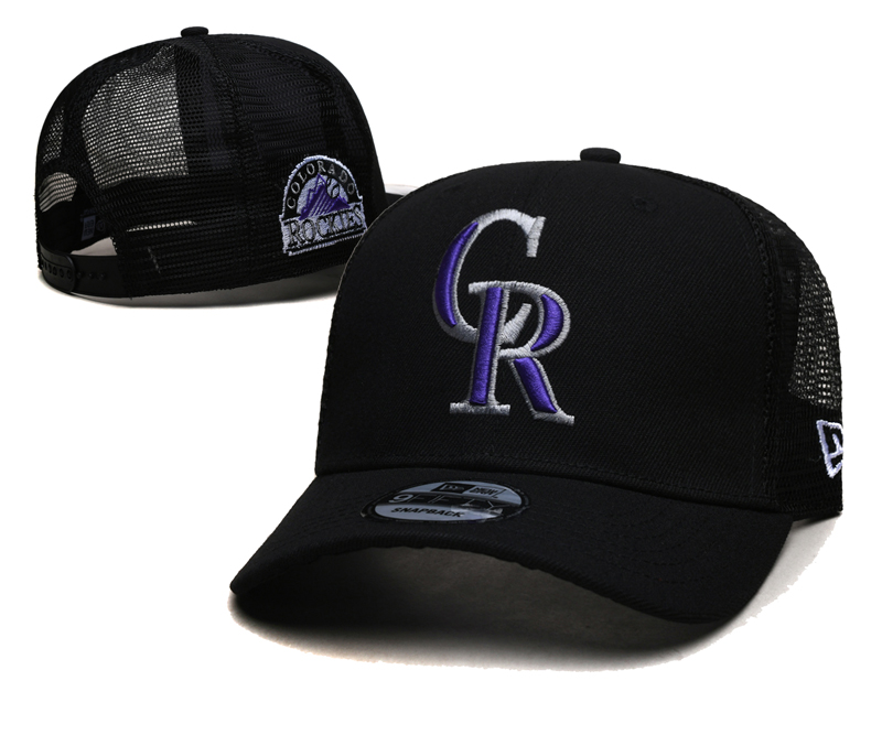 NEW ERA COLORADO ROCKIES 9FORTY ADJUSTABLE BASEBALL CAP BRAND NEW WITH LABEL BRAND NEW WITH LABEL/MESH/COLORBLOCK-Thesouthcaps
