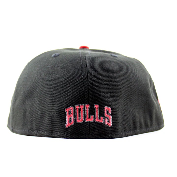 NEW IN CAPS KATAKANA CHICAGO BULLS HYPERFLY NEW ERA 59FIFTY FITTED HAT (BLACK GRAY UNDER BRIM)