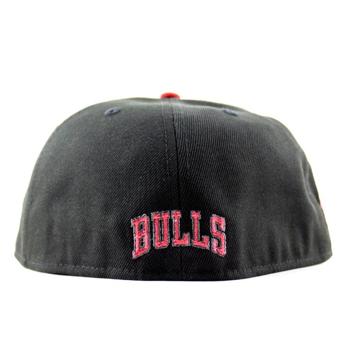 NEW IN CAPS KATAKANA CHICAGO BULLS HYPERFLY NEW ERA 59FIFTY FITTED HAT (BLACK GRAY UNDER BRIM)