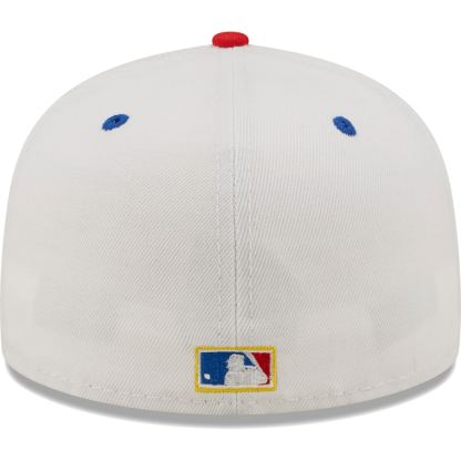 NEW ERA MEN'S ARIZONA DIAMONDBACKS NEW ERA WHITE/ROYAL BLUE 10TH ANNIVERSARY CHERRY LOLLI 59FIFTY FIT CAP-Thesouthcaps