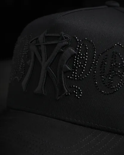 NEW ERA X DANDY HATS"NY Black Crystals" UV FITTED CAP THE SOUTH CAP-Thesouthcaps
