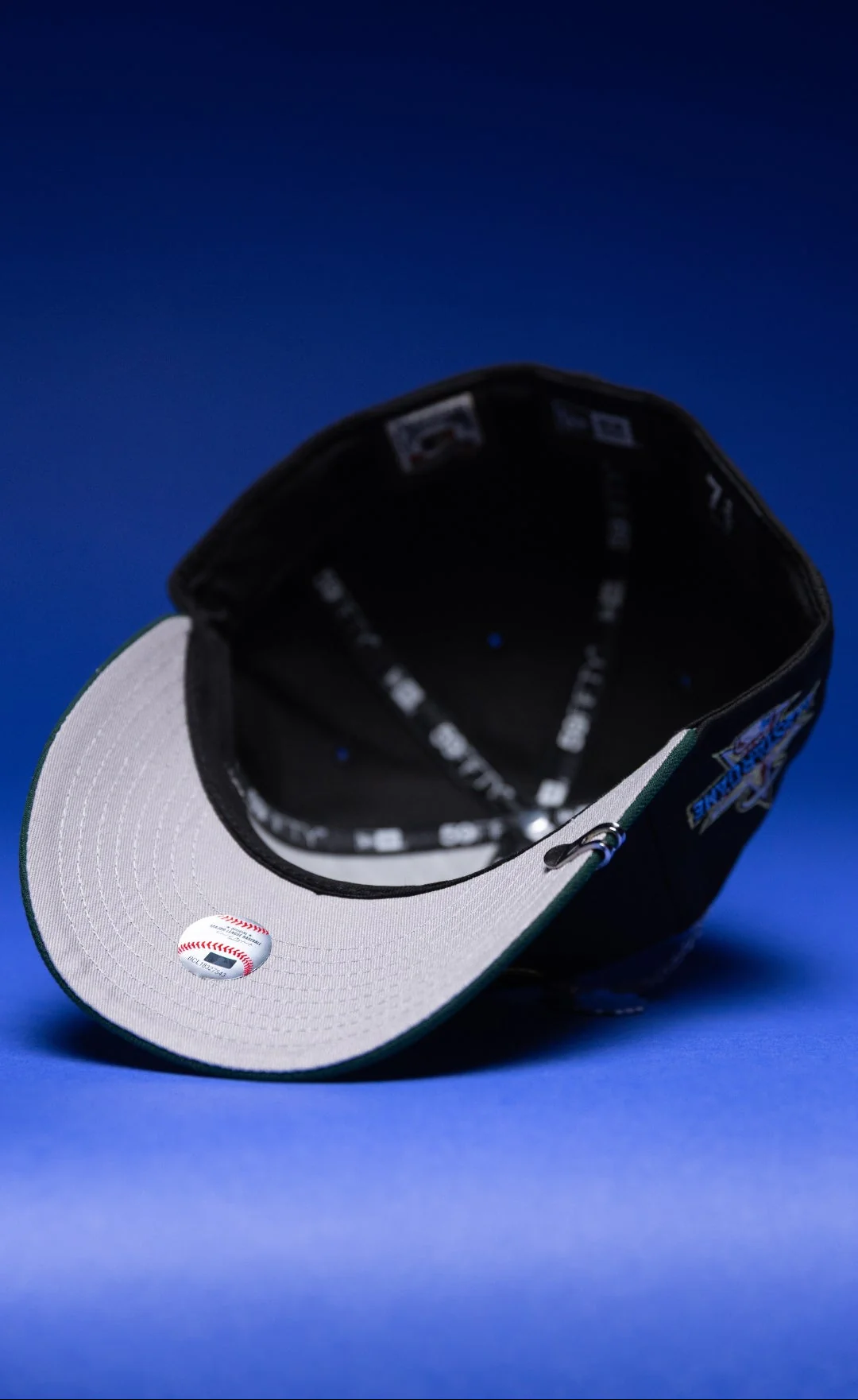 NEW ERA EXCLUSIVE 59FIFTY BLACK/FOREST GREEN ANAHEIM ANGELS W/ 2019 ALL STAR GAME SIDE PATCH THE SOUTH CAP