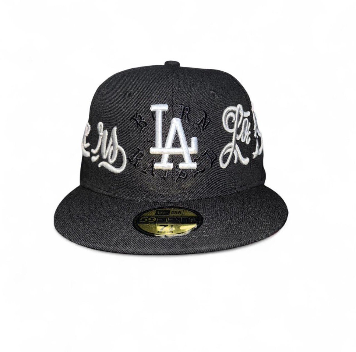 NEW ERA 59FIFTY MLB LOS ANGELES DODGERS BORN X RAISED EMBROIDERED CASUAL BASEBALL CAP THE SOUTH CAP