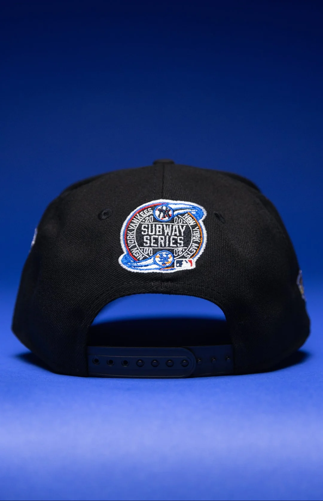 NEW ERA 9FIFTY A-FRAME BLACK NEW YORK YANKEES SNAPBACK W/ WORLD SERIES EMBROIDERY PATCHES THE SOUTH CAP
