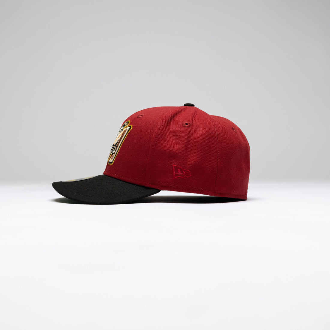 NEW ERA 9FIFTY MAROON RED/BLACK ANAHEIM ANGELS W/ 50TH ANNIVERSARY SIDE PATCH-Thesouthcaps