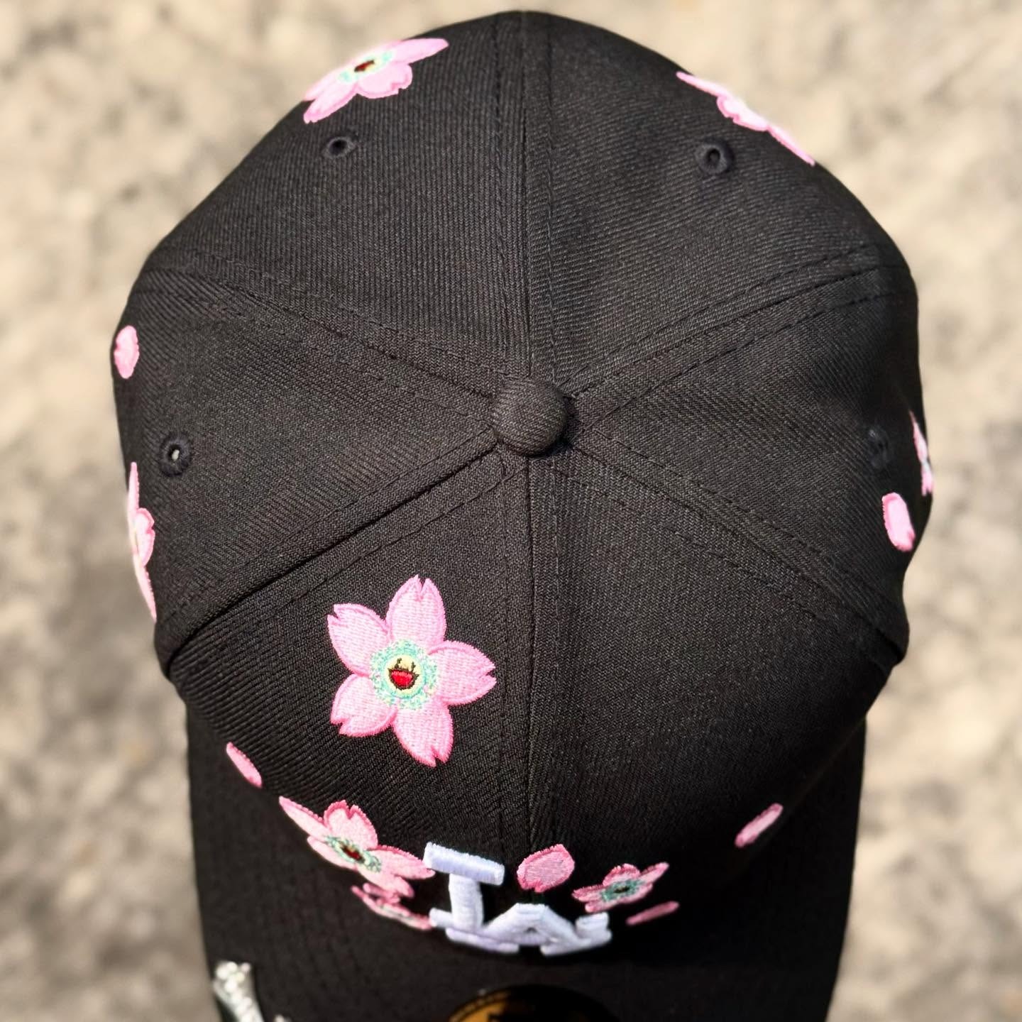 NEW ERA LOS ANGELES × TAKASHI MURAKAMI EMBROIDERED CASUAL BASEBALL CAP-Thesouthcaps