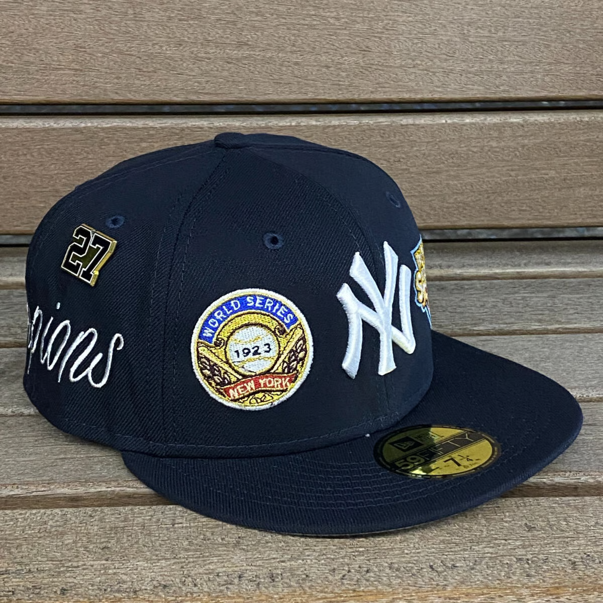 NEW ERA NEW YORK YANKEES 59FIFTY HISTORIC CHAMPS EMBROIDERED CASUAL BASEBALL CAP-Thesouthcaps