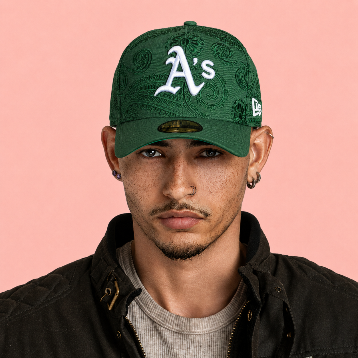 NEW ERA MLB OAKLAND ATHLETICS BORN X RAISED  EMBROIDERED CASUAL BASEBALL CAP