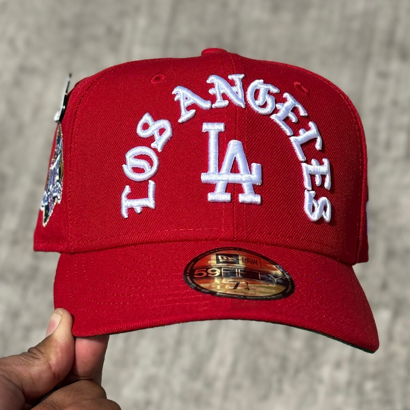 NEW ERA LOS ANGELES DODGERS VIVA RED EDITION EMBROIDERED CASUAL BASEBALL CAP-Thesouthcaps