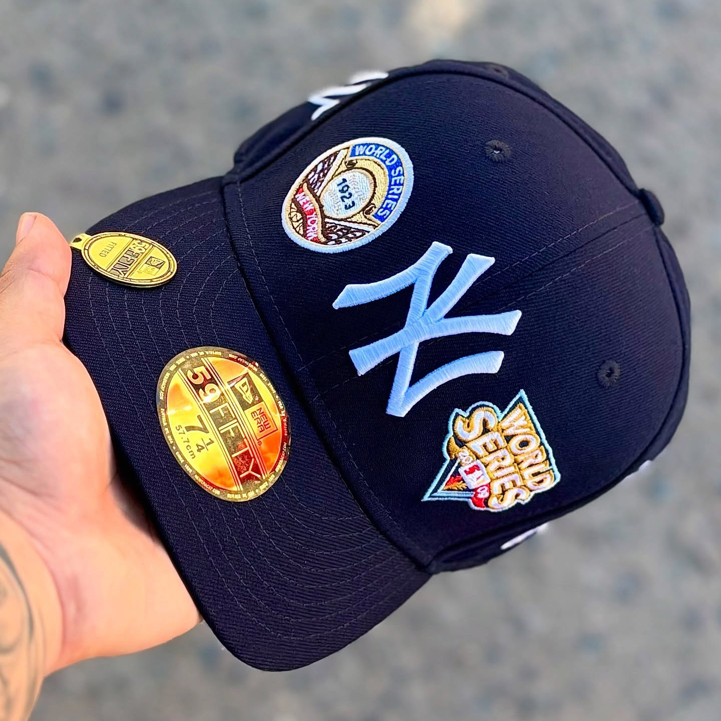 NEW ERA YANKEES ESPECIAL EDITION 7 EMBROIDERED CASUAL BASEBALL CAP-Thesouthcaps