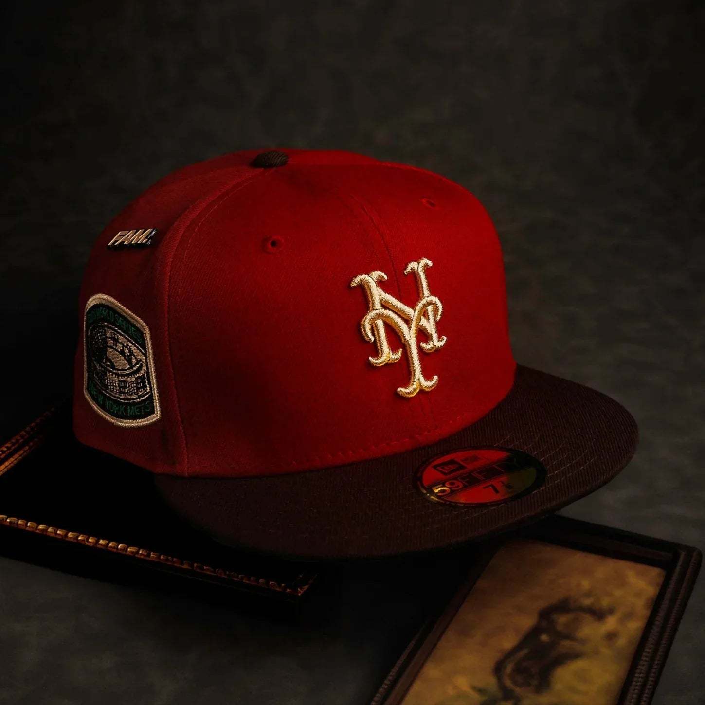 NEW YORK METS RED KELLY GREEN UV / NEW ERA 59FIFTY FITTED CAP THE SOUTH CAP-Thesouthcaps