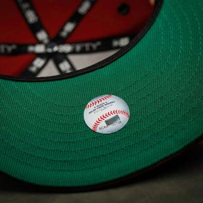 NEW YORK METS RED KELLY GREEN UV / NEW ERA 59FIFTY FITTED CAP THE SOUTH CAP-Thesouthcaps