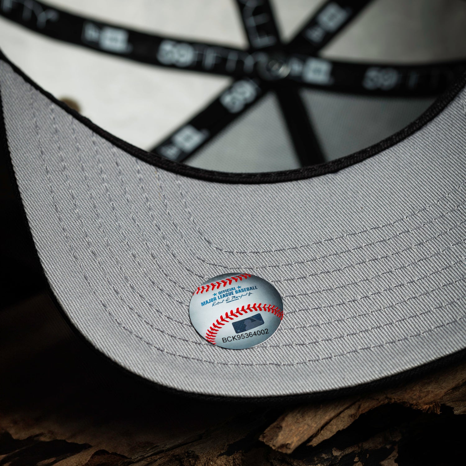 NEW YORK YANKEES MLB TREE EDGE TWO TONE GRAY UV / NEW ERA 59FIFTY A-FRAME CURVE CAP