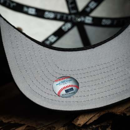 NEW YORK YANKEES MLB TREE EDGE TWO TONE GRAY UV / NEW ERA 59FIFTY A-FRAME CURVE CAP