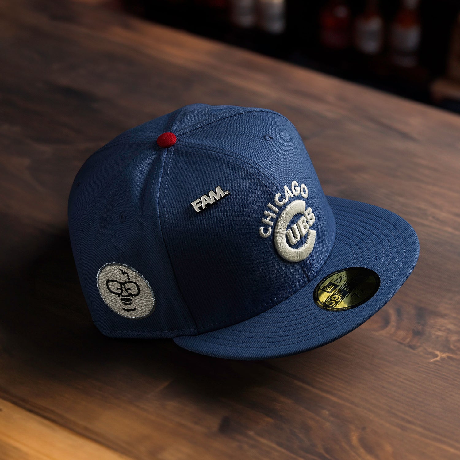 CHICAGO CUBS MLB INDIGO GREY UV / NEW ERA 59FIFTY CAP THE SOUTH CAP-Thesouthcaps