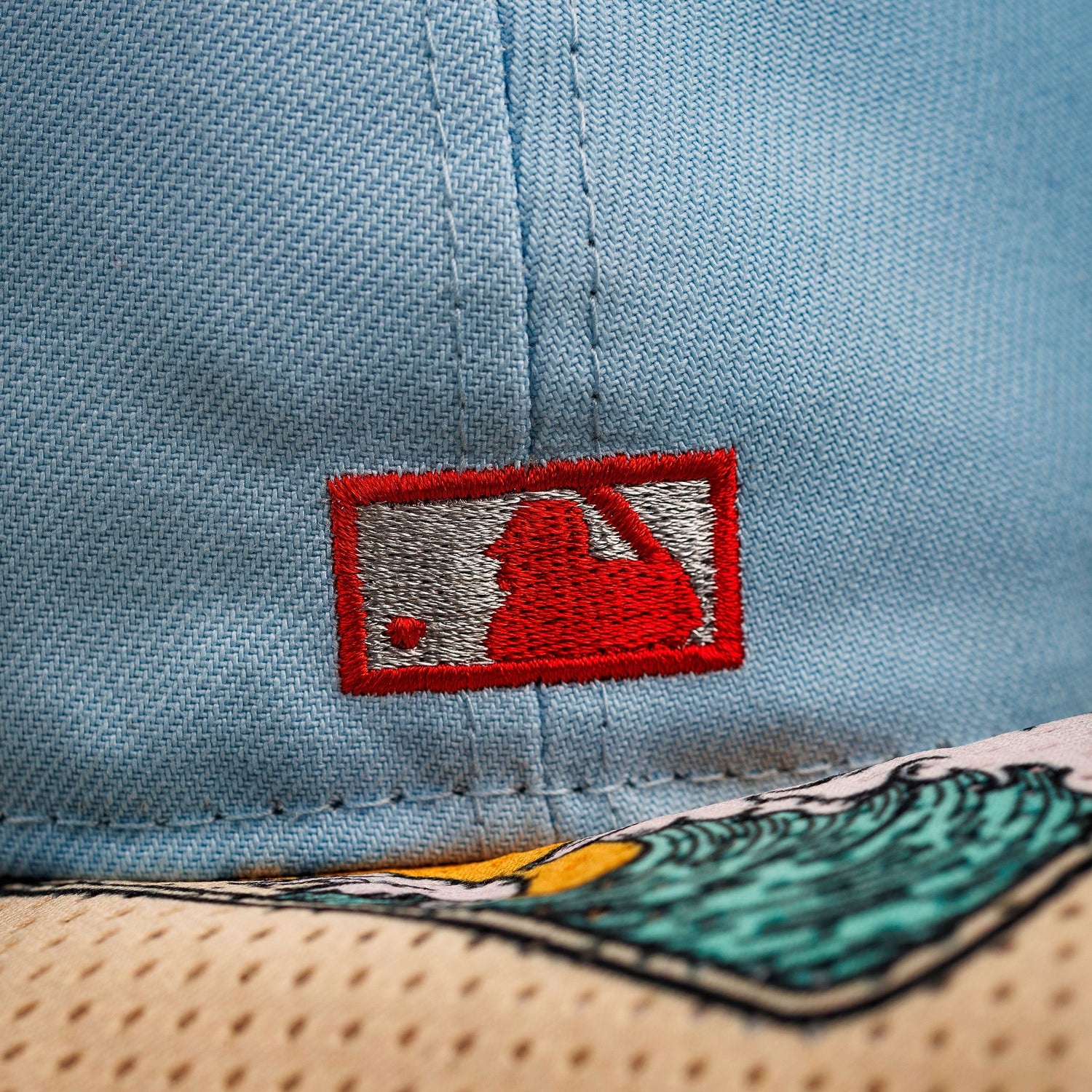 PHILADELPHIA PHILLIES MLB BLUE SCARLET UV / NEW ERA 59FIFTY FITTED CAP THE SOUTH CAP-Thesouthcaps