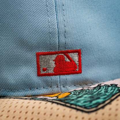 PHILADELPHIA PHILLIES MLB BLUE SCARLET UV / NEW ERA 59FIFTY FITTED CAP THE SOUTH CAP-Thesouthcaps