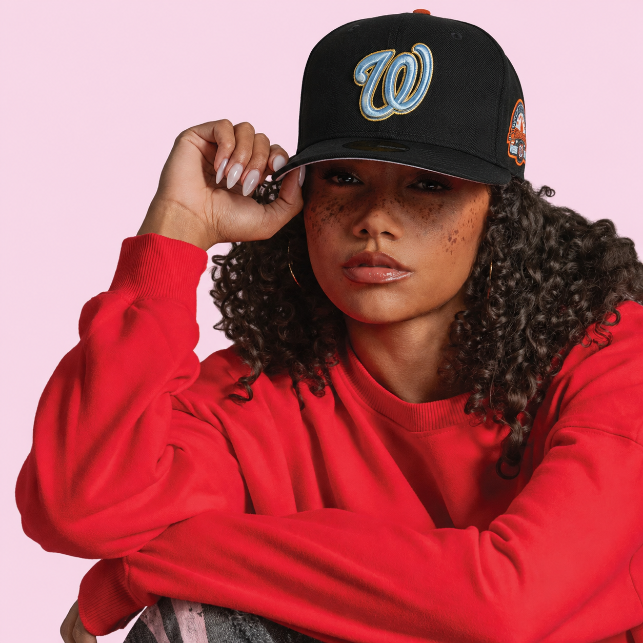 NEW ERA "WEST COAST" WASHINGTON NATIONALS FITTED HAT THE SOUTH CAP