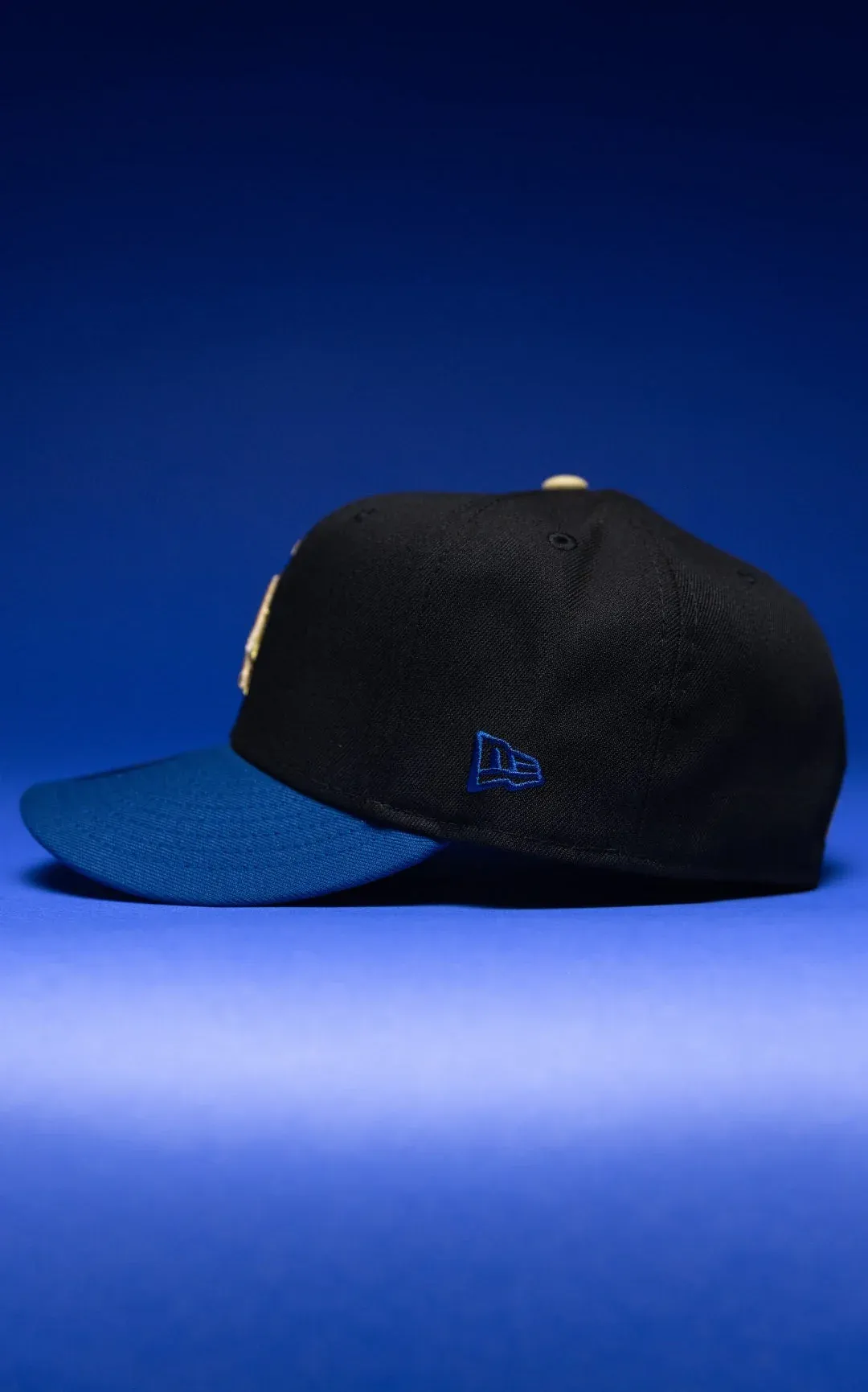 NEW ERA EXCLUSIVE 59FIFTY BLACK/NAVY LOS ANGELES DODGERS W/ SHOHEI OHTANI SIDE PATCH THE SOUTH CAP