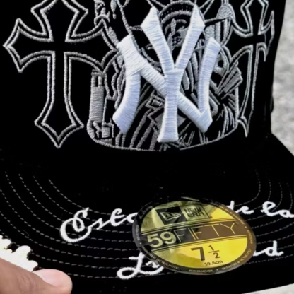 NEW ERA NEW YORK YANKEES LIBERTY GRAPHIC FITTED CAP – EMBROIDERED FLAT BRIM BASEBALL HAT-Thesouthcaps