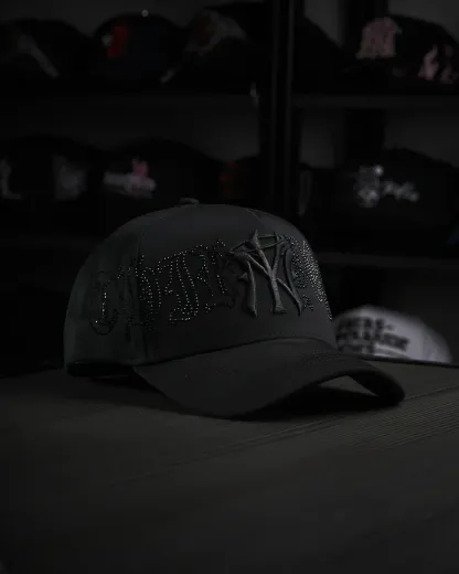 NEW ERA X DANDY HATS"NY Black Crystals" UV FITTED CAP THE SOUTH CAP-Thesouthcaps