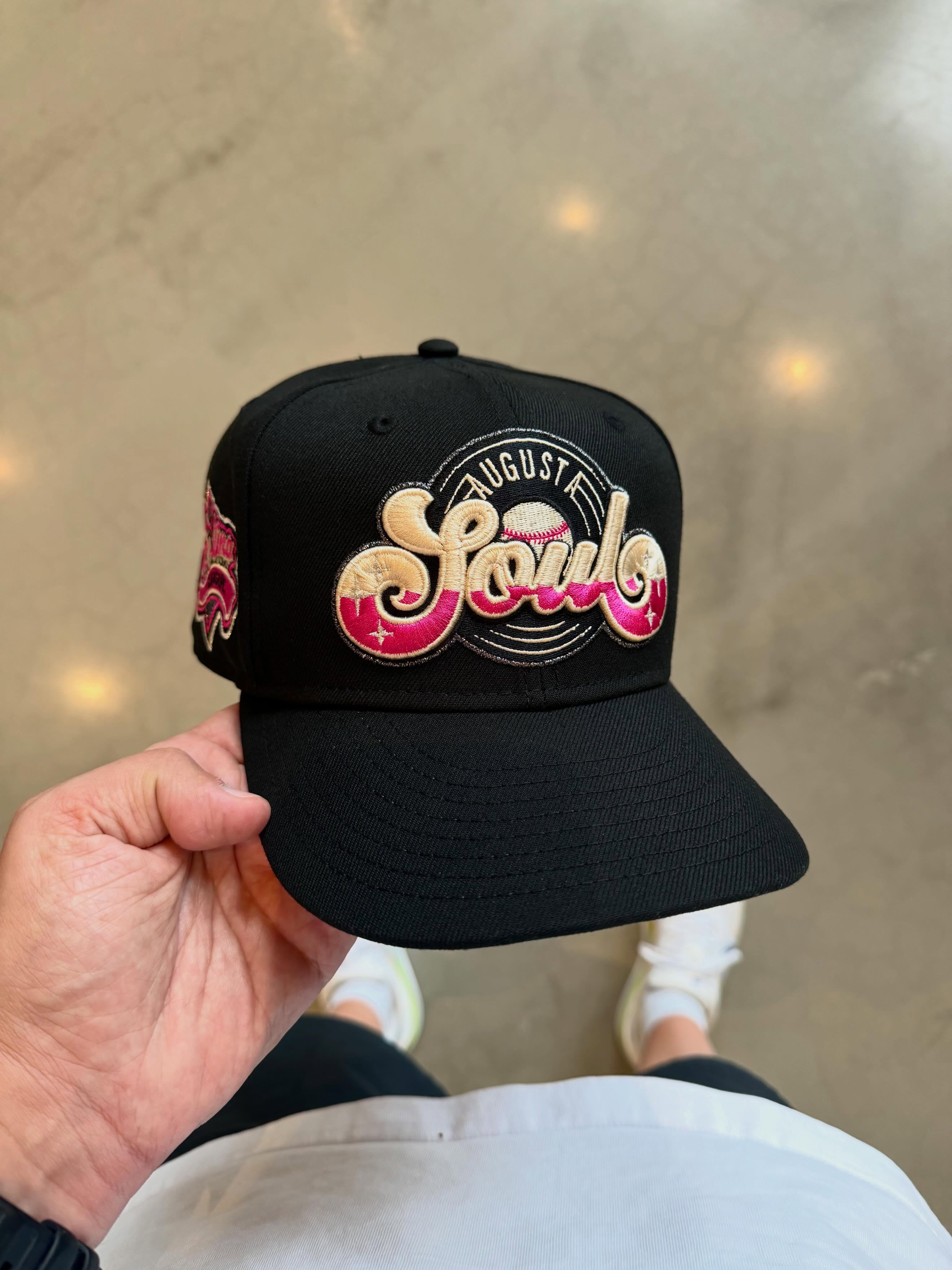 NEW ERA AUGUSTA GREENJACKETS AUGUSTA SOUL 59FIFTY BLACK FITTED HAT