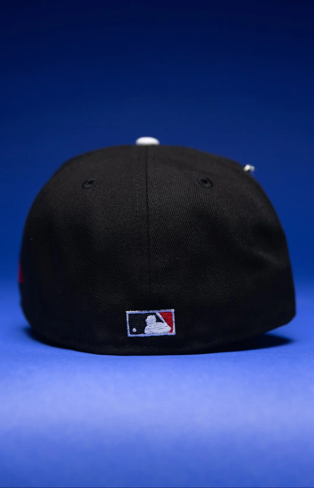 NEW ERA EXCLUSIVE 59FIFTY BLACK LOS ANGELES ANGELS W/ 50TH ANNIVERSARY SIDE PATCH THE SOUTH CAP