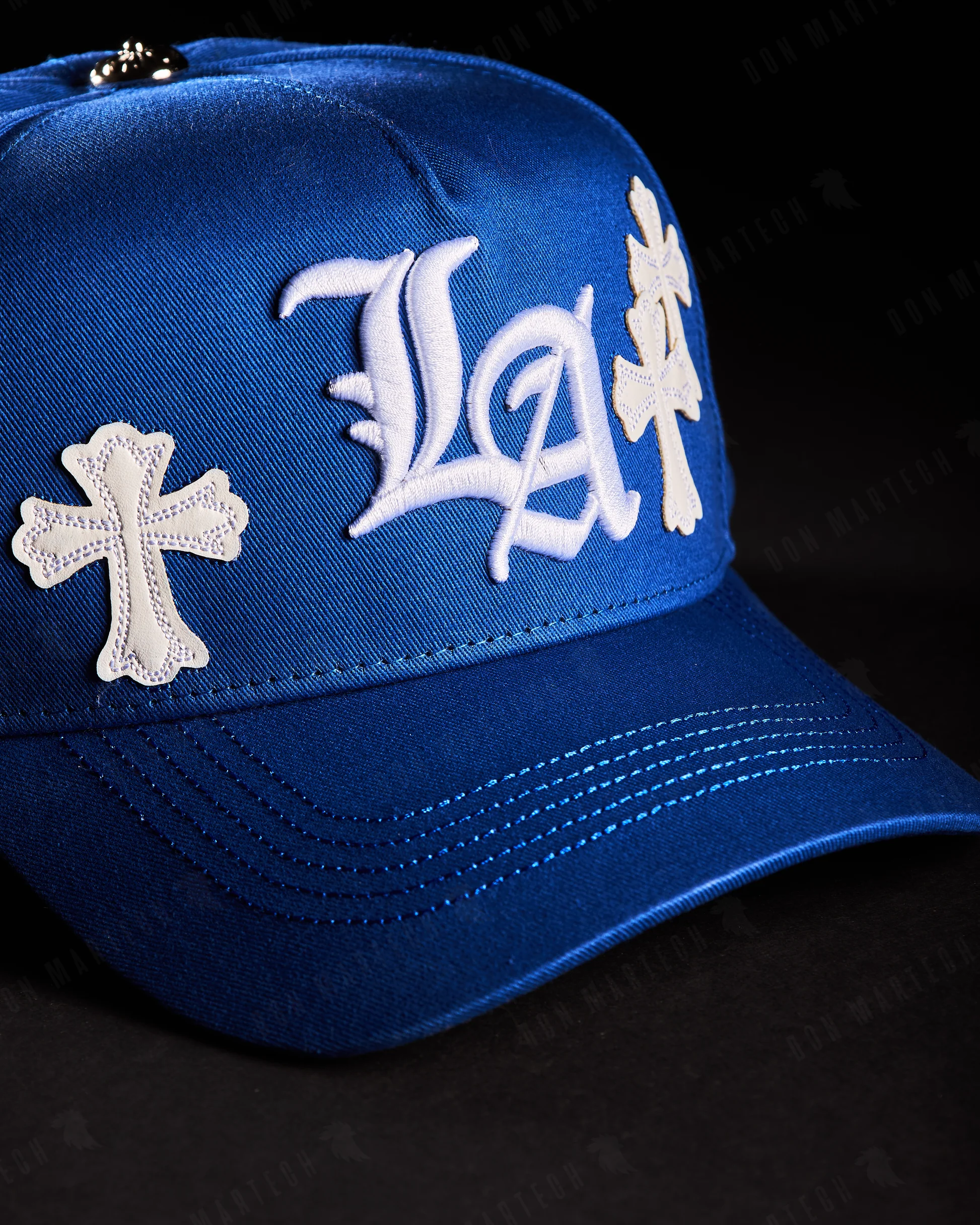 NEW ERA X DANDY HATS  “Blue Chrome LA”  UV FITTED CAP THE SOUTH CAP-Thesouthcaps