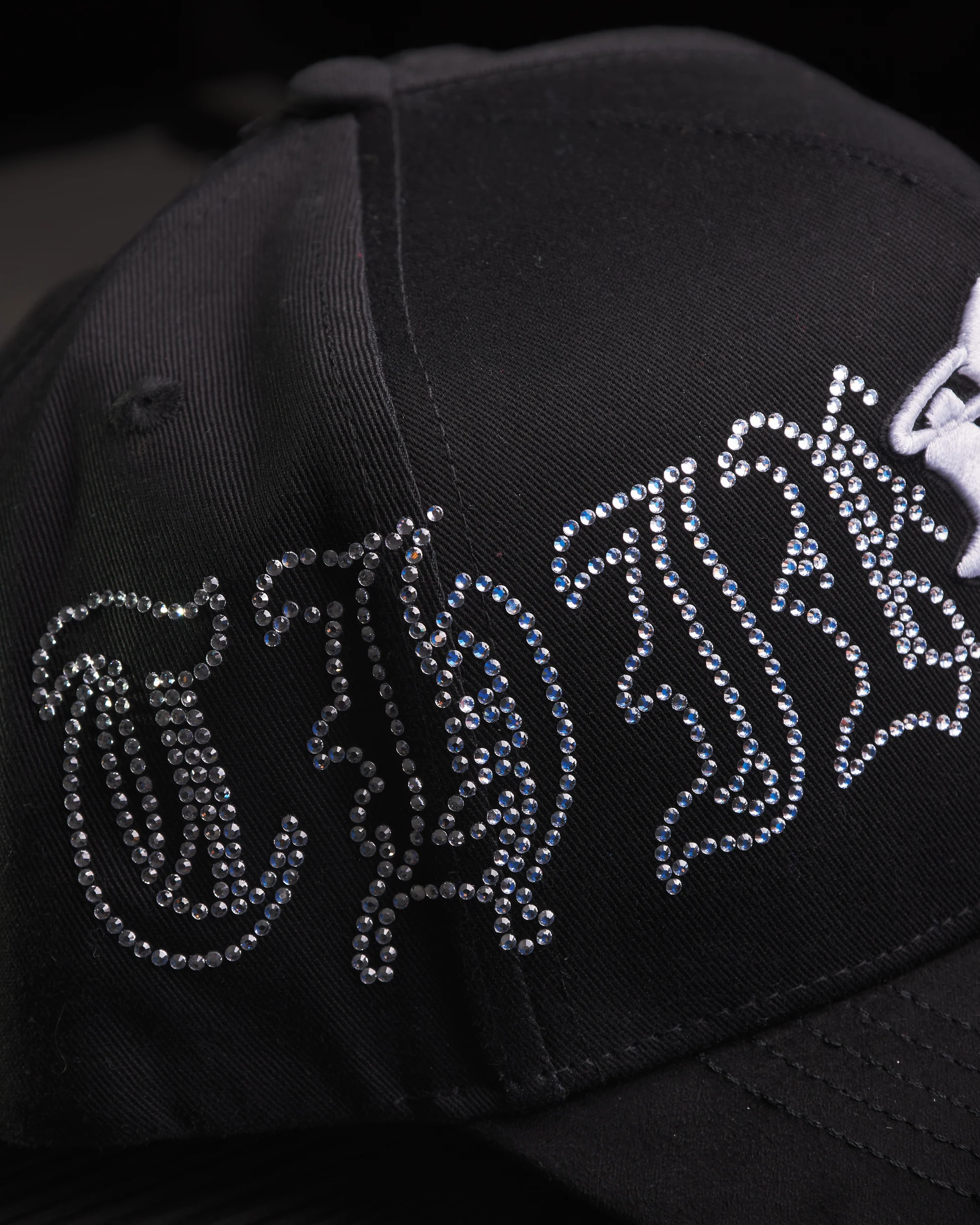 NEW ERA X DANDY HATS "NY Crystals" Black White  UV FITTED CAP THE SOUTH CAP-Thesouthcaps