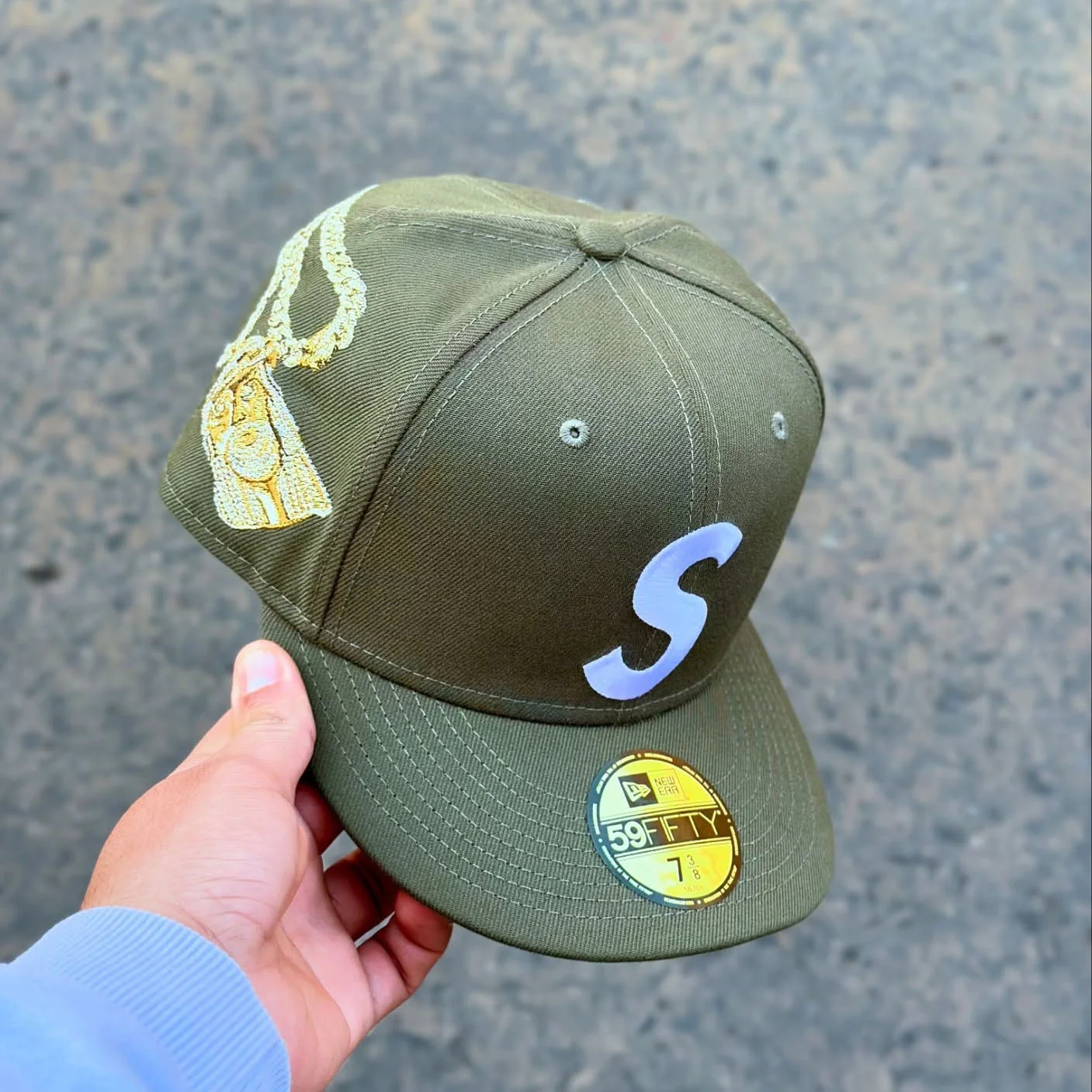 NEW ERA SUPREME JESUS PIECE S EMBROIDERED CASUAL BASEBALL CAP-Thesouthcaps