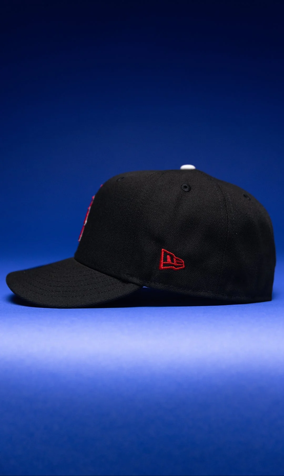 NEW ERA EXCLUSIVE 59FIFTY BLACK LOS ANGELES ANGELS W/ 50TH ANNIVERSARY SIDE PATCH THE SOUTH CAP