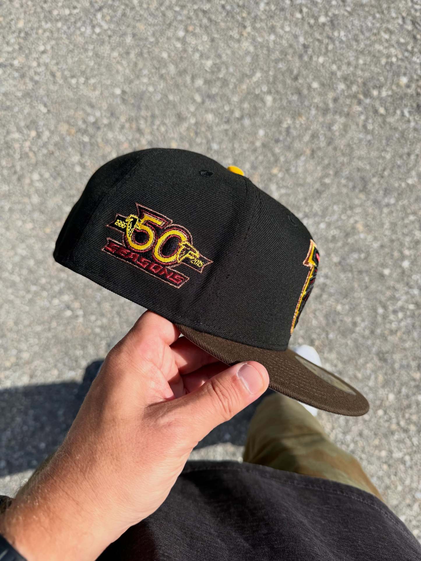 NEW ERA ATLANTA FALCONS 50TH ANNIVERSARY TWO TONE 59FIFTY FITTED HAT
