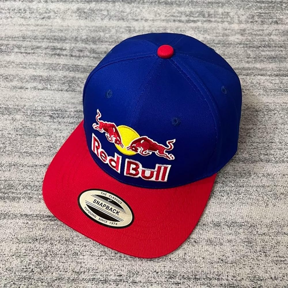 FORMULA1 REDBULL BLUE AND RED FLAT BRIM CAP