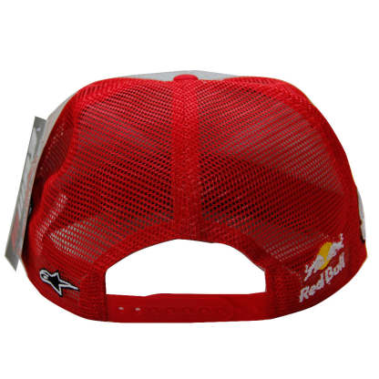 FORMULA1 MARC MÁRQUEZ RED BULL FLAT BRIM CAP – GREY & RED