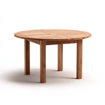 Tavolo da giardino Legno 110x110x75 cm - Naturale - Design classico-Domainene