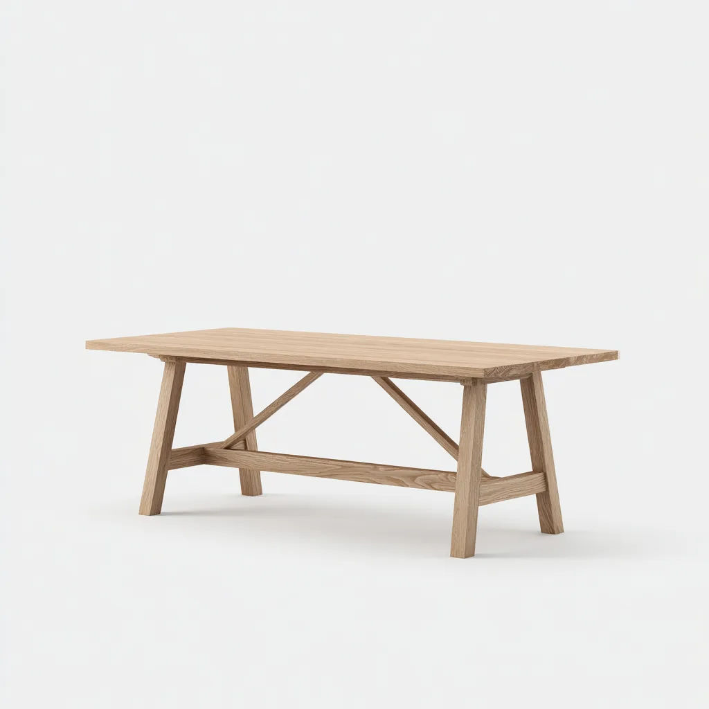 Tavolo da giardino in legno massiccio 180x80x75 cm - marrone - design naturale per esterni-Domainene