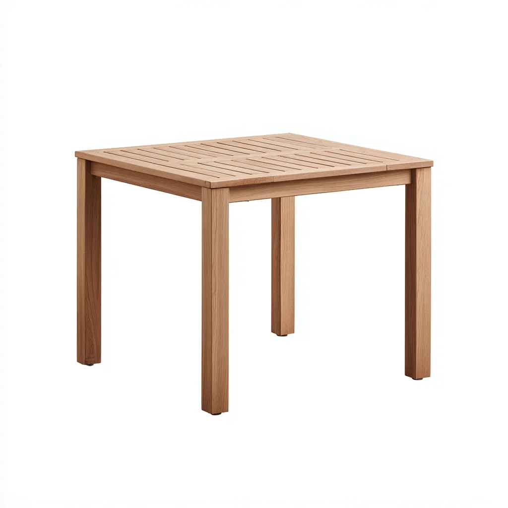 Tavolo da giardino Legno 80x80x75 cm - Naturale - Design moderno-Domainene