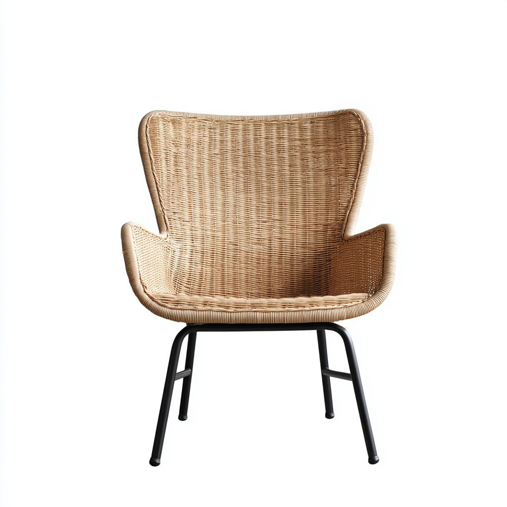 Sedie da giardino in rattan sintetico 65x70x88 cm - beige-nero - design moderno - adatte per esterno-Domainene