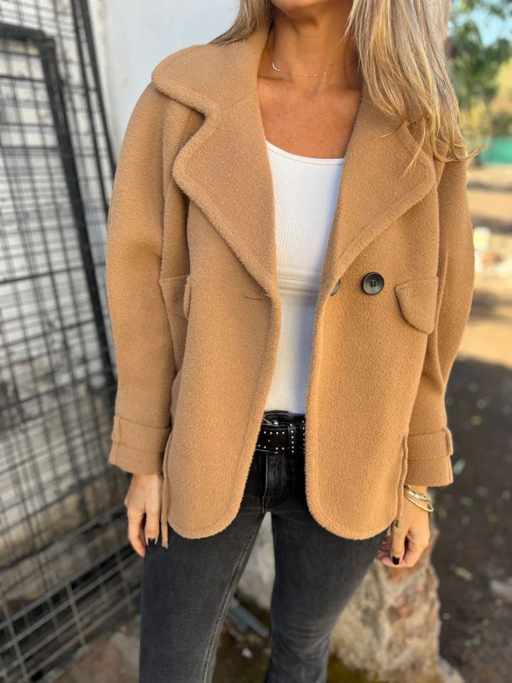 CLEARANCE SALE🔥Tailored Wool Blend Blazer