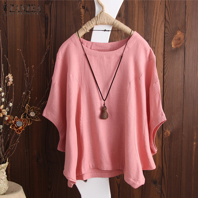 FALL NEW SALE | UP TO 55% OFF🔥 Batwing Sleeve Crew Neck 100% Cotton Pullover