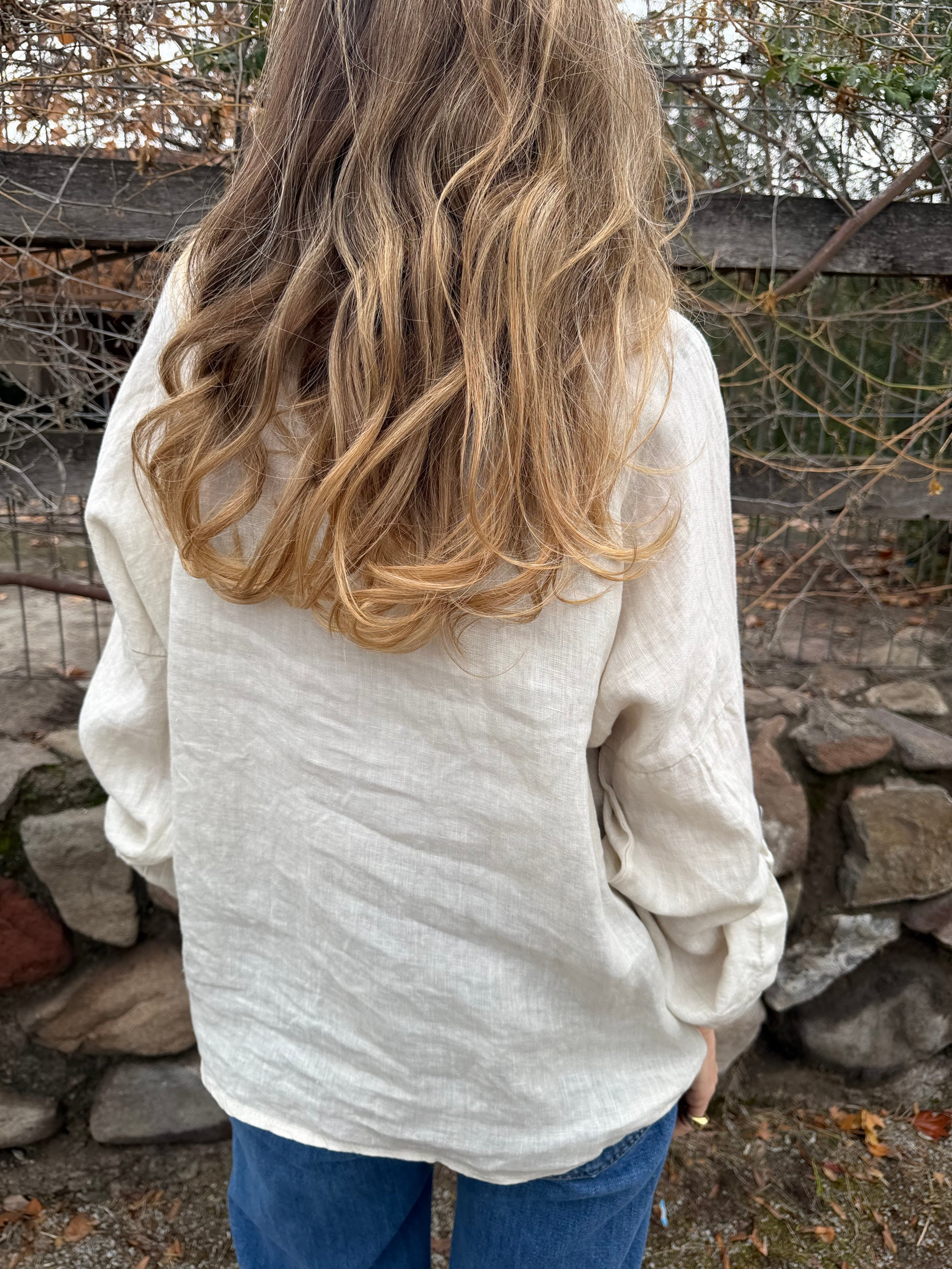 100% Linen Blouse