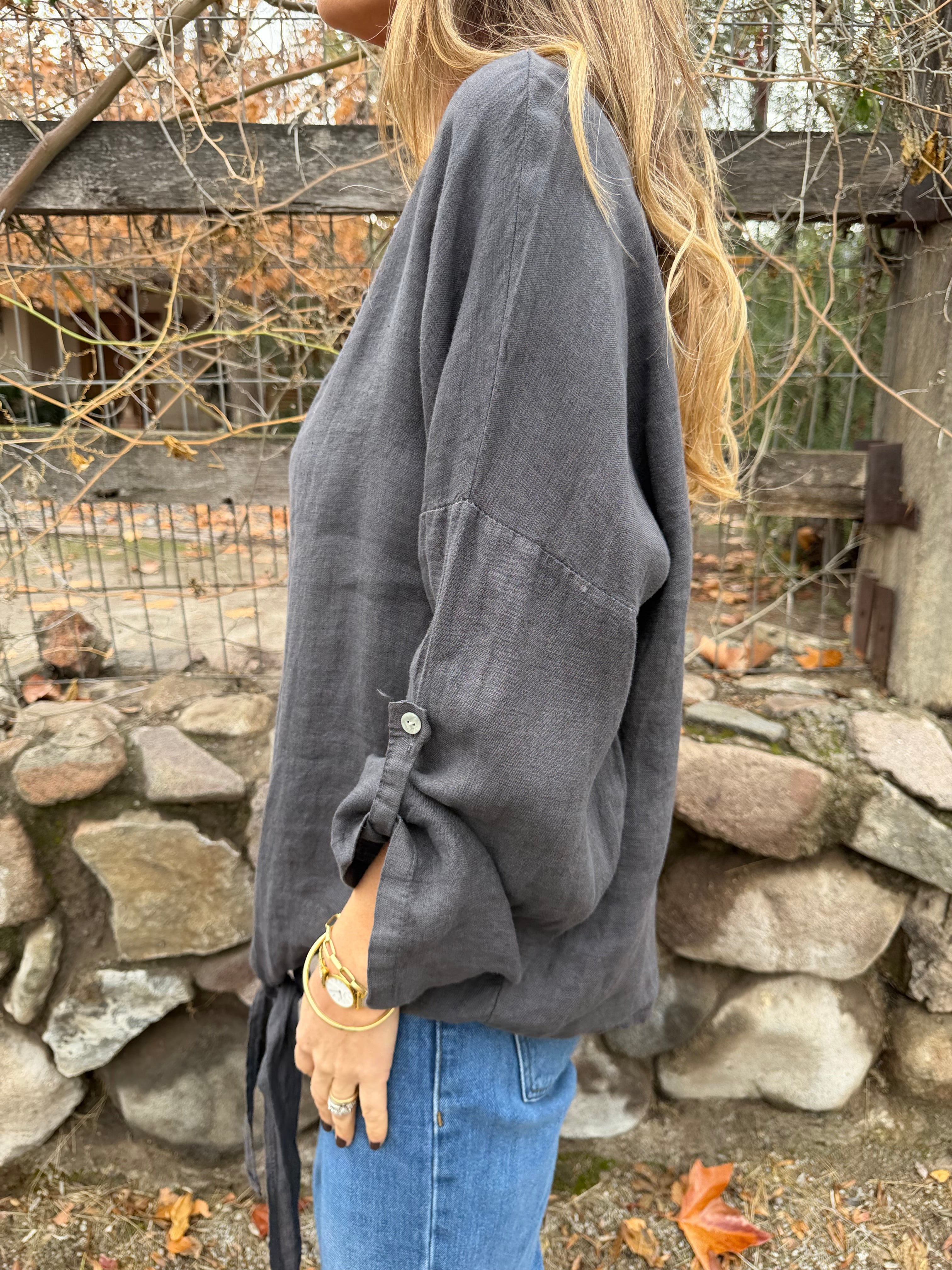 100% Linen Blouse