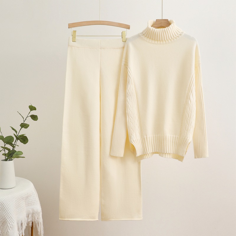 2025 Hot Sale Soft Cashmere Casual Sweater Suit
