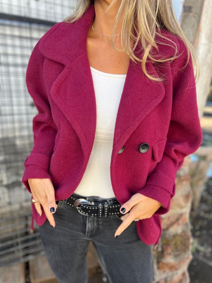 CLEARANCE SALE🔥Tailored Wool Blend Blazer